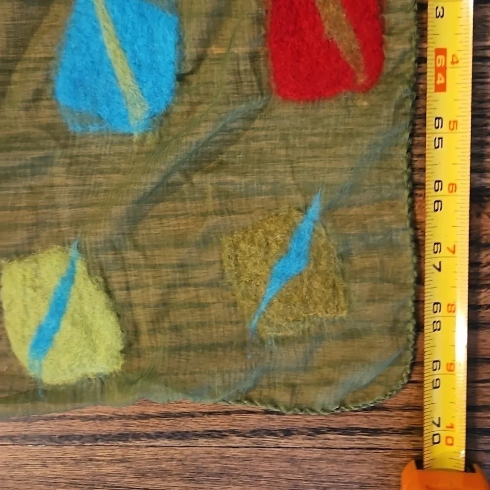 Scarf Handcrafted Wool and Silk NWT 69